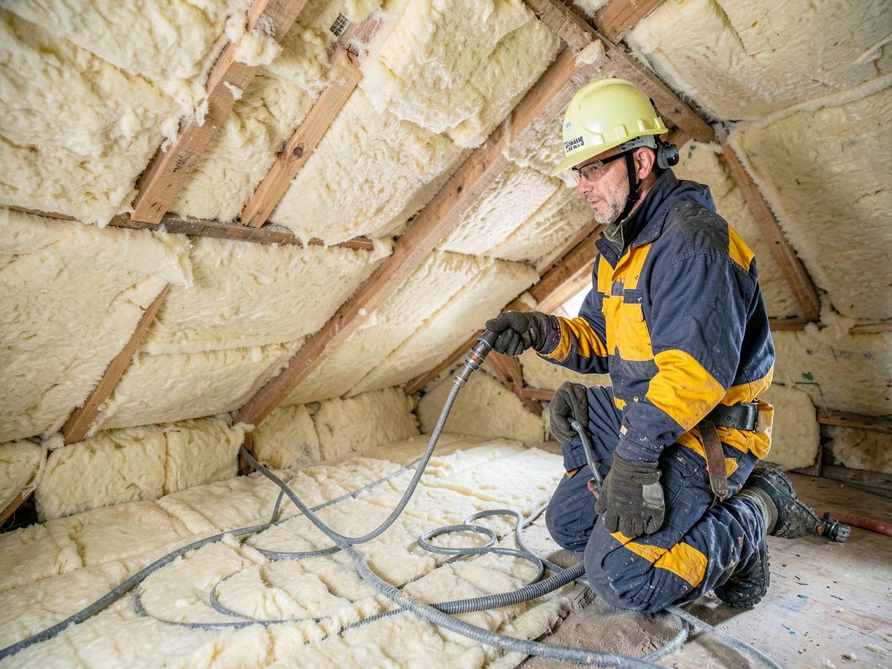 Attic Insulation Installation